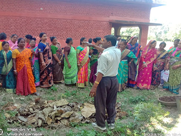 organic manure in practical training, organic pesticide